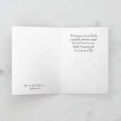 Une carte de Noël pour le pasteur et sa famille (Intérieur)