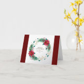 Une carte de Noël pour les employés (Fleur jaune)