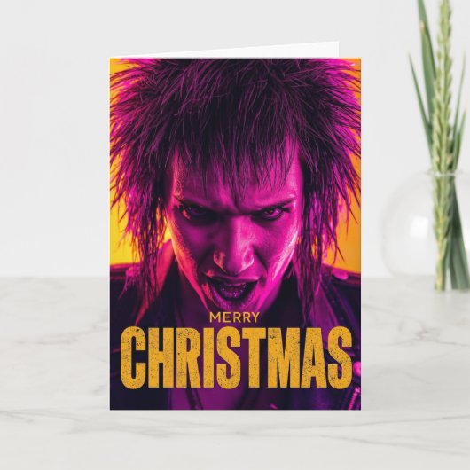 Une carte de Noël punk (Devant)