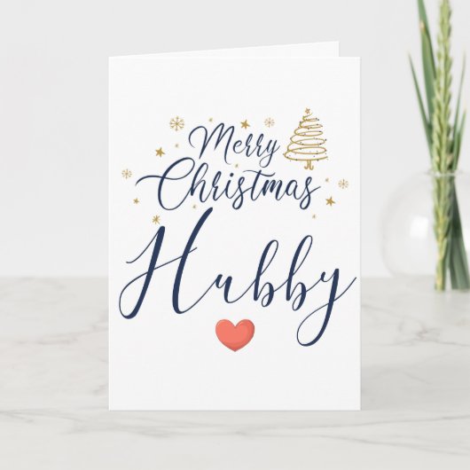 Une carte de Noël spéciale pour mon mari incroyabl (Devant)