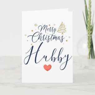 Une carte de Noël spéciale pour mon mari incroyabl