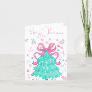 Une carte de Noël très fillette