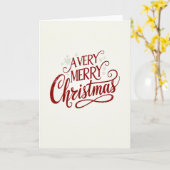 Une carte de Noël très joyeuse (Fleur jaune)