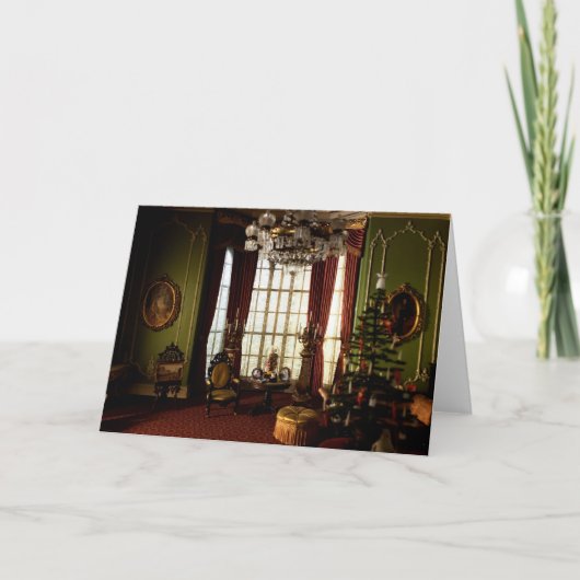 Une carte de Noël victorienne - Carte de vœux vier (Devant)