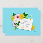 Une carte de note (Devant / Derrière)