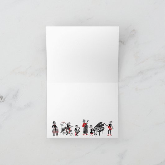 Une carte de note de batteur (Intérieur)