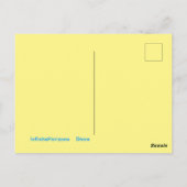 Une carte de Pâques de lapin (Dos)