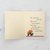 Une carte de Pâques heureuse (Intérieur)