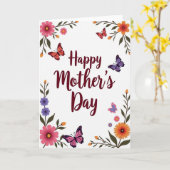 Une carte de printemps pour maman (Fleur jaune)