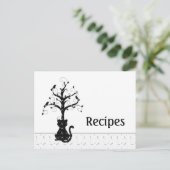 Une carte de recette de l'imagination de Kitty (Debout devant)