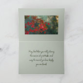 UNE CARTE DE REMERCIEMENT BÉNÉFICIÉE (Intérieur)