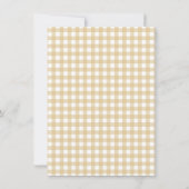 Une carte de remerciement d'une oie idiote (Dos)