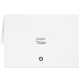 Une carte de remerciement pour un pont de passage (Dos Horizontal)