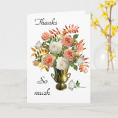 Une Carte de remerciements (Fleur jaune)