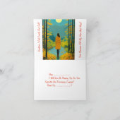 Une Carte de remerciements pour le voyage ensemble (Intérieur)