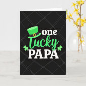 Une carte de Saint-Patrick pour un papa chanceux (Fleur jaune)