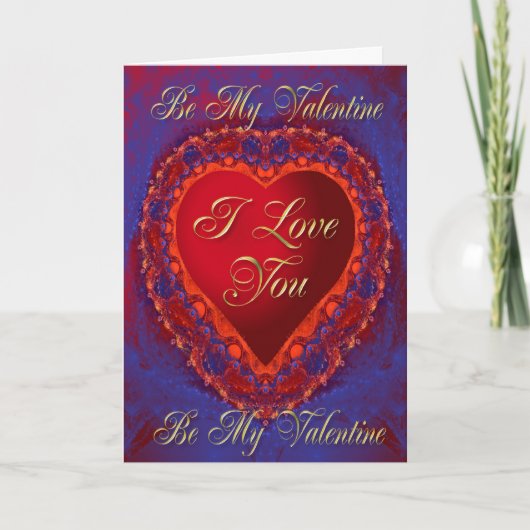 Une carte de Saint-Valentin étonnante. (Devant)