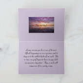 UNE CARTE DE SYMPATHIE SKY MAUVE (Intérieur)