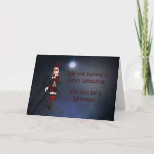 Une carte de vampire pour une demande de témoin