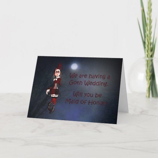 Une carte de vampire pour une demande de témoin de (Devant)