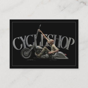 Une carte de visite de moto