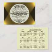 Une carte de visite professionnelle de visite (Devant / Derrière)