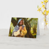 Une carte de voeux à l'heure calme (Fleur jaune)