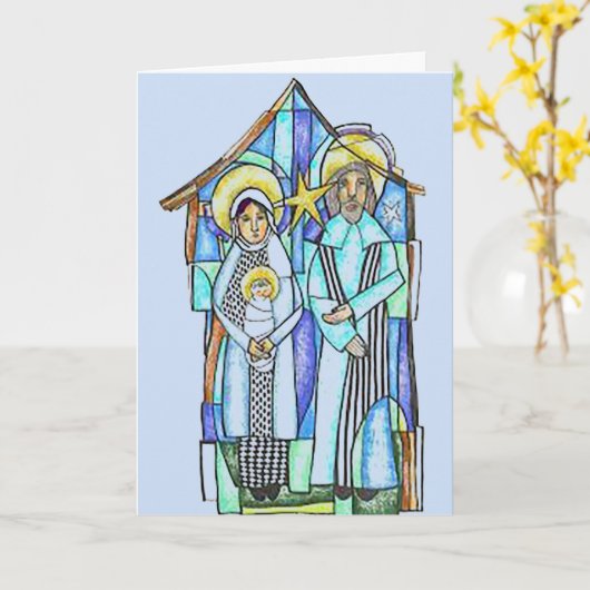 Une carte de voeux de Noël pour les anges (Fleur jaune)