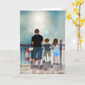 Une carte de voeux pour l'océan de tendances (text (Fleur jaune)