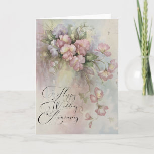 Une carte de vœux pour un anniversaire de mariage