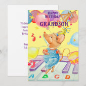 Une carte de voeux spéciale pour l'anniversaire du (Devant / Derrière)