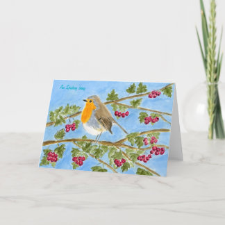 Une carte de voeux Spideog beag