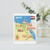 Une carte dessin animé de l'Égypte (Debout devant)