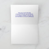 Une carte "d'étoile bleue" de jour à la fois (Intérieur)