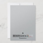 Une Carte D'Invitation Pour Les Esthétiques Inclin (Dos)