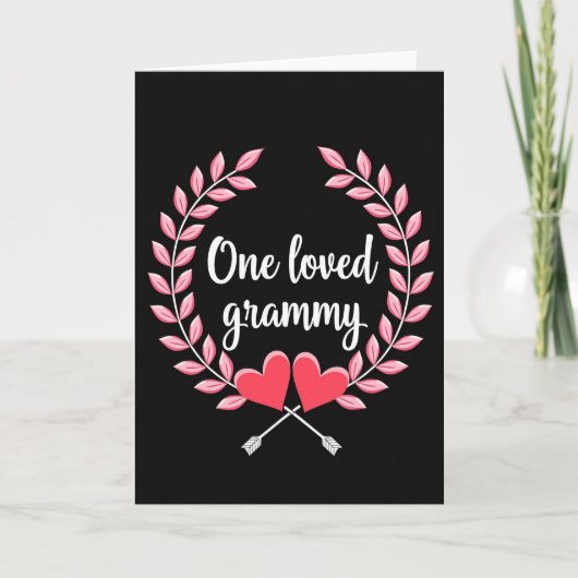 Une carte douce pour une grand-mère aimée (Devant)