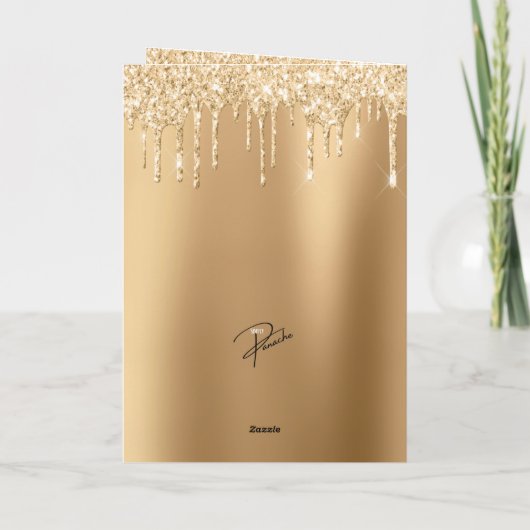 Une carte d'Parties scintillant glamour pour elle (Dos)