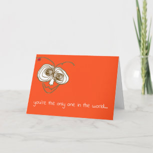 Une carte drôle qui dit que tu es spéciale et je s