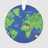 Une Carte du monde. (devant)