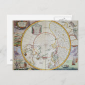 Une carte du Pôle Nord (Devant / Derrière)