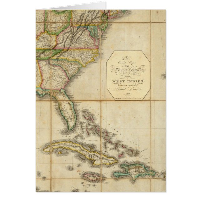 Une carte exacte des États-Unis (Devant)