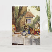 Une carte folle de thé (Dos)