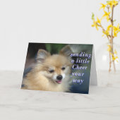 Une carte gaie (Fleur jaune)