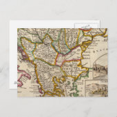 Une carte générale de la Turquie en Europe (Devant / Derrière)