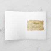 Une carte grungy 13e anniversaire (Intérieur)