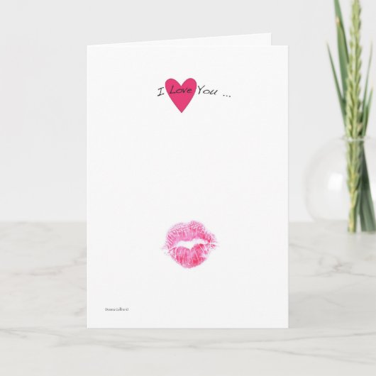 Une carte Kiss Valentine (Devant)