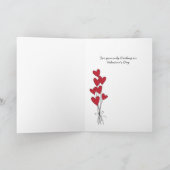 Une carte Kiss Valentine (Intérieur)