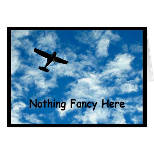 Une Carte Mariage Plane (Devant horizontal)