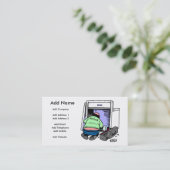 Une carte personnalisable d'affaires/profil de (Debout devant)