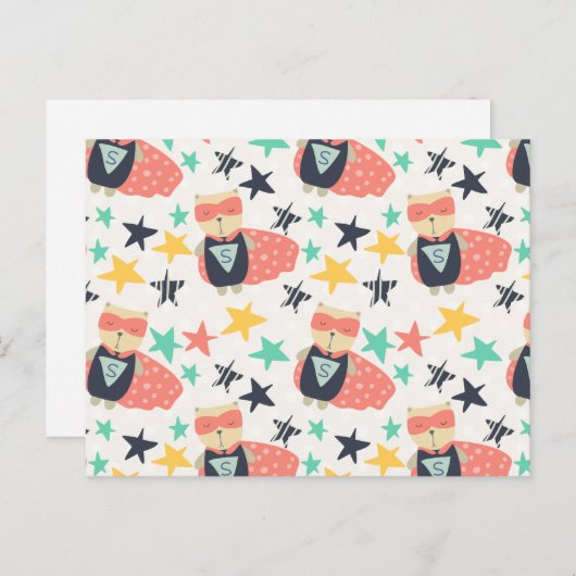 une carte postale (Devant / Derrière)